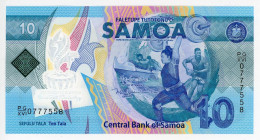 Samoa 10 Tala 2019 Commemorative
P# 45; # PG/XVI 0777558; Polymer; UNC