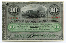 Cuba 10 Pesos 1896
P# 49c; # 839462; AUNC