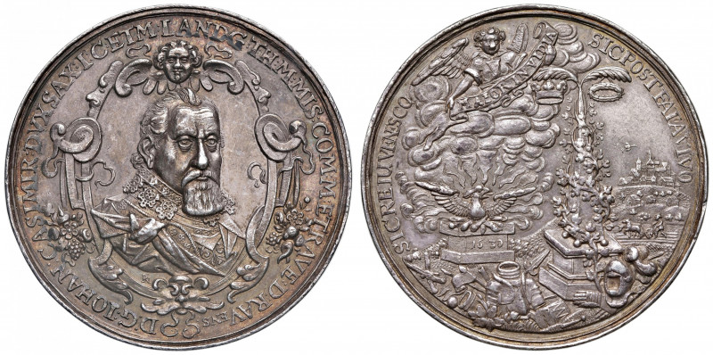 Johann Casimir 1624 - 1633
Deutschland, Sachsen-Coburg-Eisenach. Silbermedaille,...