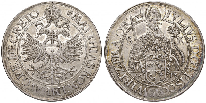 Julius Echter von Mespelbrunn 1573 - 1617
Deutschland, Würzburg. Taler, 1613. Av...