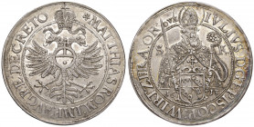 Julius Echter von Mespelbrunn 1573 - 1617
Deutschland, Würzburg. Taler, 1613. Av: IVLIVS D : G · EPISCOP : WIRTZ · FRA : OR · / DVX · St. Kilian auf L...
