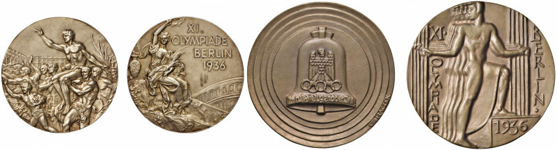 Goldmedaille + Teilnehmermedaille (Br), 1936
Deutschland, III. Reich 1933 - 1949...