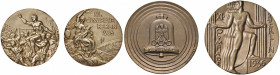 Goldmedaille + Teilnehmermedaille (Br), 1936
Deutschland, III. Reich 1933 - 1949. der 11. Sommerspiele 1936 und die Teilnehmermedaille 1936 (v. O. Pla...