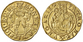 Sigismund Bathory 1581 - 1602
Ungarn, Siebenbürgen. Dukat, 1588. Hermannstadt
3,53g
Friedb. 295, Resch 28
vz/stgl