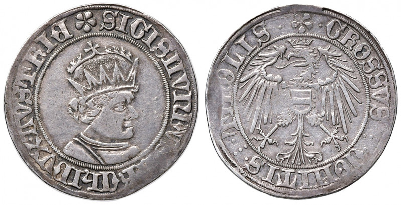 Erzherzog Sigismund, der Münzreiche 1446 - 1496
Pfundner, o.J.. Stempelschneider...