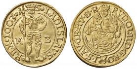 Rudolph II. 1576 - 1612
Dukat, 1603. K-B, Kremnitz
3,41g
MzA. Seite 89
ss/vz