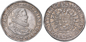 Matthias II. 1612 - 1619
2 Taler, 1619. Wien
57,16g
MzA. Seite 107
vz