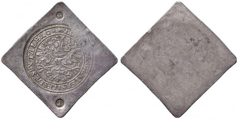Stände von Böhmen und Mähren 1616 - 1620
6 fache Talerklippe, 1621. Glogau
23,44...
