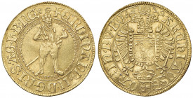 Ferdinand II. 1619 - 1637
2 Dukaten, 1632. St. Veit
6,93g
Her. 132
ss/vz