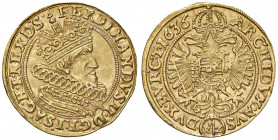 Ferdinand II. 1619 - 1637
Dukat, 1636. Breslau
3,47g
Her. 226
vz/stgl