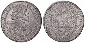 Ferdinand III. 1637 - 1657
Taler, 1649. M // I-S, Graz
28,63g
Her. 401
üblicher Stempelfehler
f.stgl/stgl