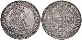 Leopold I. 1657 - 1705
Taler, 1676 aus 1674. IAN, Graz
28,53g
Her. 611
f.vz/vz