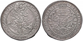 Leopold I. 1657 - 1705
Taler, 1695. K-B, Kremnitz
28,76g
Her. 595
stgl
