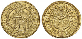 Leopold I. 1657 - 1705
Dukat, 1689. N-B / P-O
3,44g
Her.382
stgl