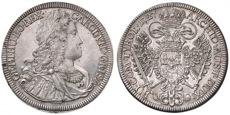 Karl VI. 1711 - 1740
Taler, 1727. Hall
29,00g
Her. 345
f.stgl/stgl
