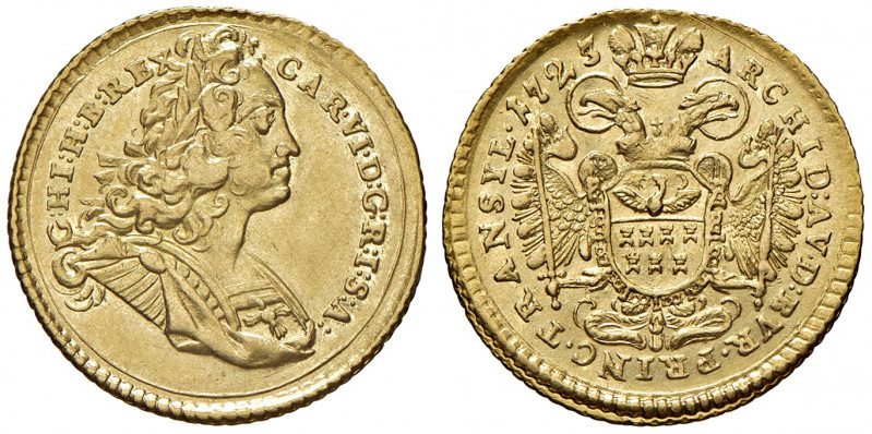 Karl VI. 1711 - 1740
Dukat, 1733. Siebenbürgen
3,41g
Her. 207
vz