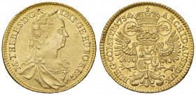 Maria Theresia 1740 - 1780
Dukat, 1754. Wien
3,48g
Fr. 43, Her. 90, Eyp. 61/8
f.vz/vz