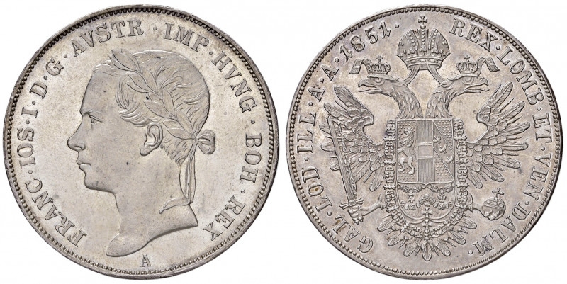 Franz Joseph I. 1848 - 1916
Taler, 1851. A, Wien
28,14g
Fr. 1347
stgl