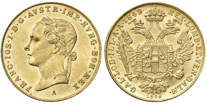 Franz Joseph I. 1848 - 1916
Dukat, 1849/98. A, Wien
3,48g
Fr. 1897
vz/stgl