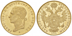 Franz Joseph I. 1848 - 1916
Dukat, 1850/98. A, Wien
3,50g
Fr. 1898
vz