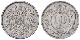 Franz Joseph I. 1848 - 1916
10 Heller, 1892. Wien
2,96g
Fr. 1996
stgl
