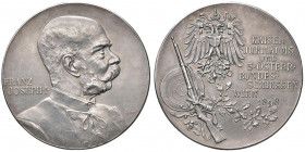 Franz Joseph I. 1848 - 1916
5 Kronen, 1898. Schützenpreis auf das V. Österreichische Bundesschießen in Wien zum 50-jährigen Regierungsjubiläum, Ø 37,6...