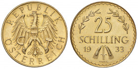 25 Schilling, 1933
1. Republik 1918 - 1933 - 1938. Wien. 5,90g
Her. 23
stgl