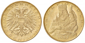 25 Schilling, 1937
1. Republik 1918 - 1933 - 1938. Wien. 5,89g
Her. 27
stgl