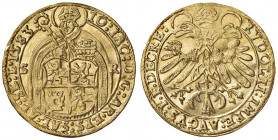 Johann Jakob Khuen von Belasi-Lichtenberg 1560 - 1586
Erzbistum Salzburg. 2 Dukaten, 1583. Salzburg
7,00g
HZ 560
f.stgl