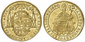 Johann Ernst Thun von Hohenstein 1687 - 1709
Erzbistum Salzburg. 3 Dukaten, 1690. Salzburg
10,46g
HZ 2109
Graffito III im Avers
vz