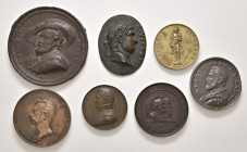 Lot
Vatikan, Italien, Frankreich. 7 Stück diverse Medaillen ab 1833. ss