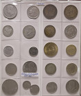 Lot
Welt. ca. 170 Stück diverse Weltmünzen, inklusive 25 Ag-Münzen. s - vz