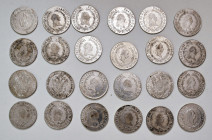 Franz I. 1806 - 1835
Lot. 24 Stück 20 Kreuzer, diverse Jahre und Prägestätten
ges. 158,77g
ss - f.stgl