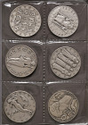 2. Republik - ab 1945
Lot. ca. 94 Stück diverse Kalender-Medaillen ab 1933 bis 1999, viele in Silber
vz - PP
