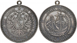 Stadt
Deutschland, Bremen. Ag Medaille, 1594/1983. als Erinnerung der Handelsmarine, mit Original Öse, Ø 40 mm
Bremen
30,48g
vz/stgl