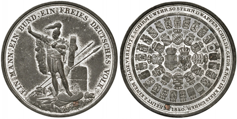 Freie Stadt
Deutschland, Frankfurt. Sn Medaille, 1840. auf das 25 jährige Besteh...