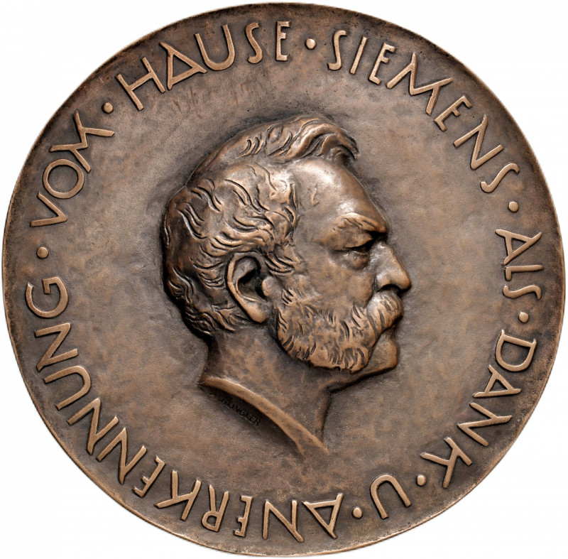 Br Medaille, o. Jahr
Deutschland, Preussen. einseitig, Siemens, Werner von 1816-...