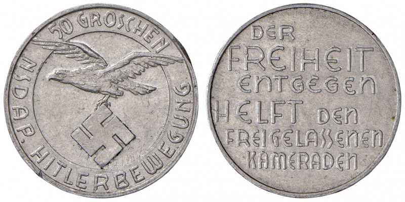 50 Groschen, o. Jahr
Deutschland, 3. Reich 1933 - 1949. Spenden NSDAP, Ø 47,28 m...