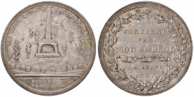 Konsulat unter Napoleon Bonaparte 1799 - 1804
Frankreich. Ag Medaille, 1801. auf die Schlacht von Kopenhagen am 2.4. 1801 und die Vernichtung der däni...