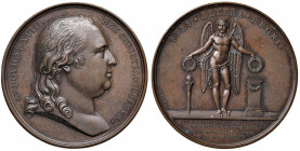 Ludwig XVIII. 1814 - 1824
Frankreich. Cu Medaille, 1816. auf die Feierliche Vermählung des Herzogs von Berry, Sohn des Grafen von Artois, mit Marie-Ca...