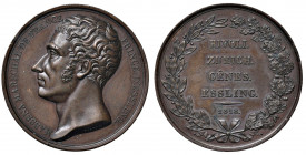 Ludwig XVIII. 1814 - 1824
Frankreich. Cu Medaille, 1817/18. auf den Tod des Marschalls Massena, Prince d' Essling, *1758, +1817. Sein Kopf l. Rv. RIVO...