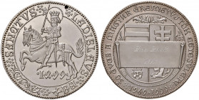 2. Republik, seit 1989
Ungarn. Ag-Medaille, 1999. Jubiläum von Wladislaus, Nummer 322, Ø 42,5 mm
Kremnitz
33,70g
PP