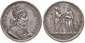 Clemens XIV. 1769 - 1774
Vatikan. Ag Medaille, 1772. auf die Taufe des spanischen Infanten Carlos Clement, Sohn Karl IV., Auf die Taufe des spanischen...