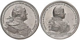 Maria Theresia 1740 - 1780
Sn Medaille, 1770. auf die Ernennung des Erzherzogs Maximilian Franz zum Koadjutor als Hochmeister des Deutschen Ritter Ord...