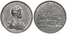 Joseph II. als Alleinregent 1780 - 1790
Sn Medaille, 1789. auf die Einnahme von Belgrad durch den österreichischen Generalfeldmarschall Gideon Ernst F...