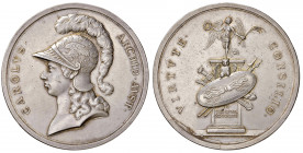 Franz II. 1792 - 1806
Ag Medaille, 1799. auf den Sieg des Erzherzogs Karl bei Stockach, auf den Generalfeldmarschall Erzherzog Karl (1771-1847) und se...