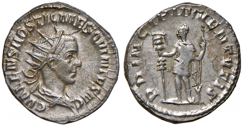 Hostilianus Caesar (250-251)
Römische Münzen, Römische Kaiserzeit. AR-Antoninian...