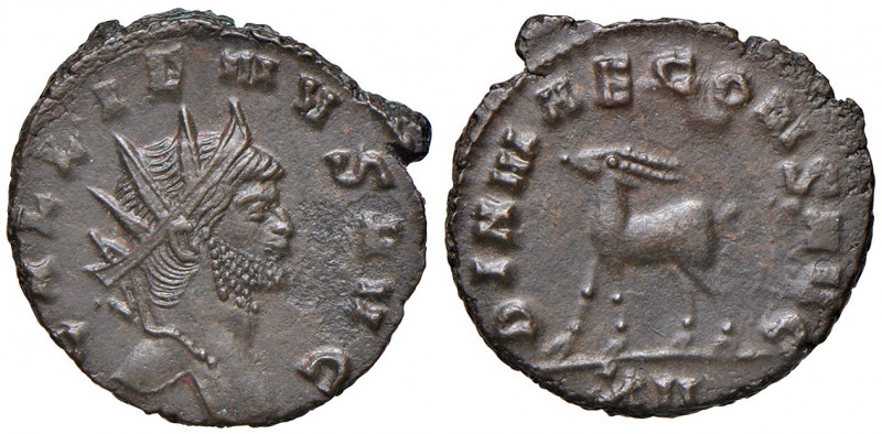 Gallienus (253-268)
Römische Münzen, Römische Kaiserzeit. AE-Antoninianus,, 267-...