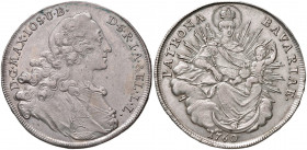 Maximilian III. Joseph 1745 - 1777
Deutschland, Bayern. Taler, 1760. München
28,00g
Hahn 307, Davenport 1953
f.vz/vz