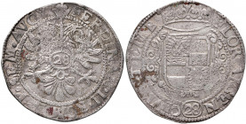 Ferdinand II. 1619 - 1637
Deutschland, Emden. 28 Stuber (2/3 Thaler / 1 Gulden), o. Jahr (ca.1653). nicht korrodiertes, Patina
20,07g
Knyphausen 9645 ...